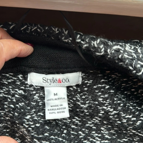 🙏🏽 Style and Co. knit Navy Cardigan Sweater 🙏🏽 - Picture 9 of 10